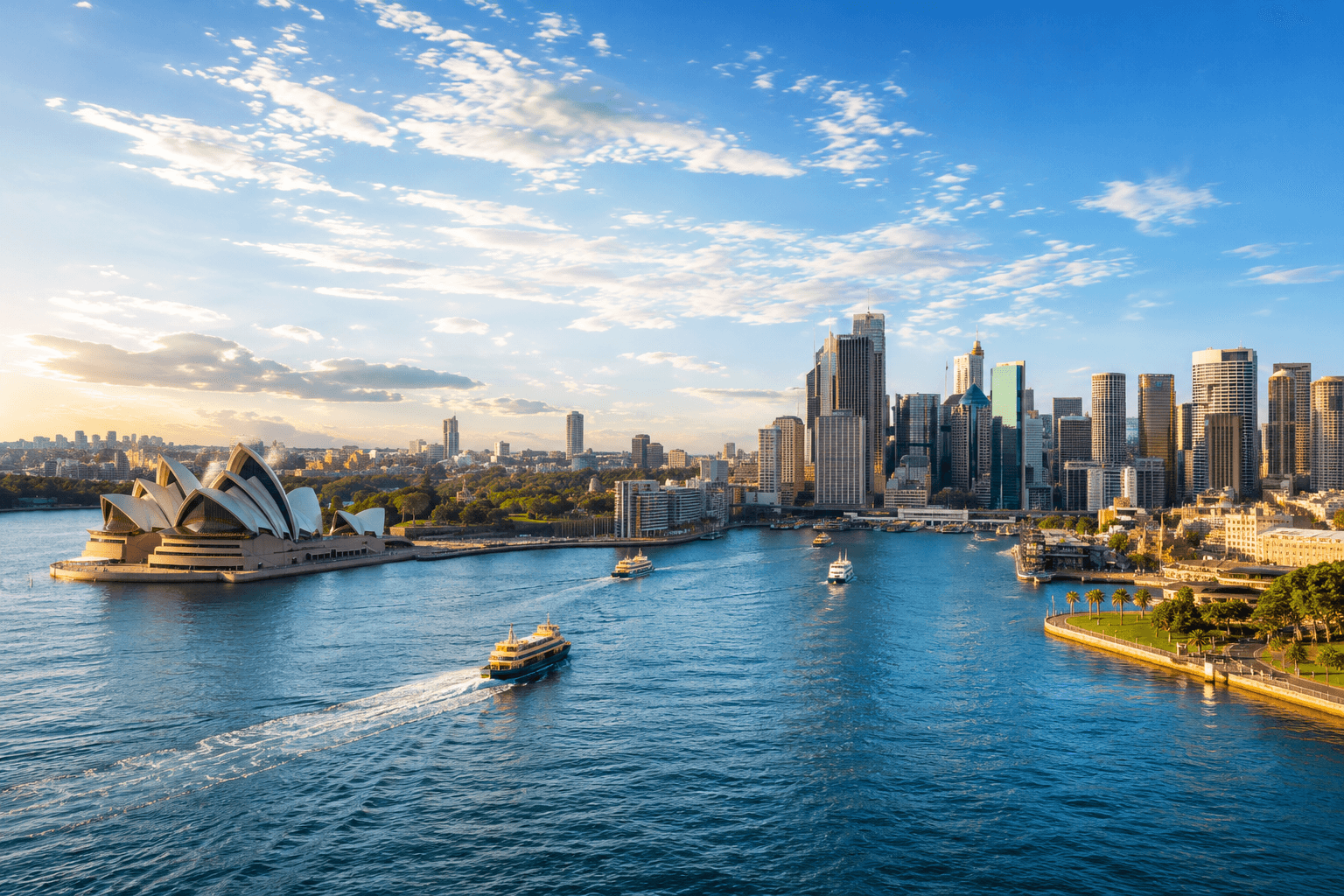 Sydney Opera House and Harbour Bridge