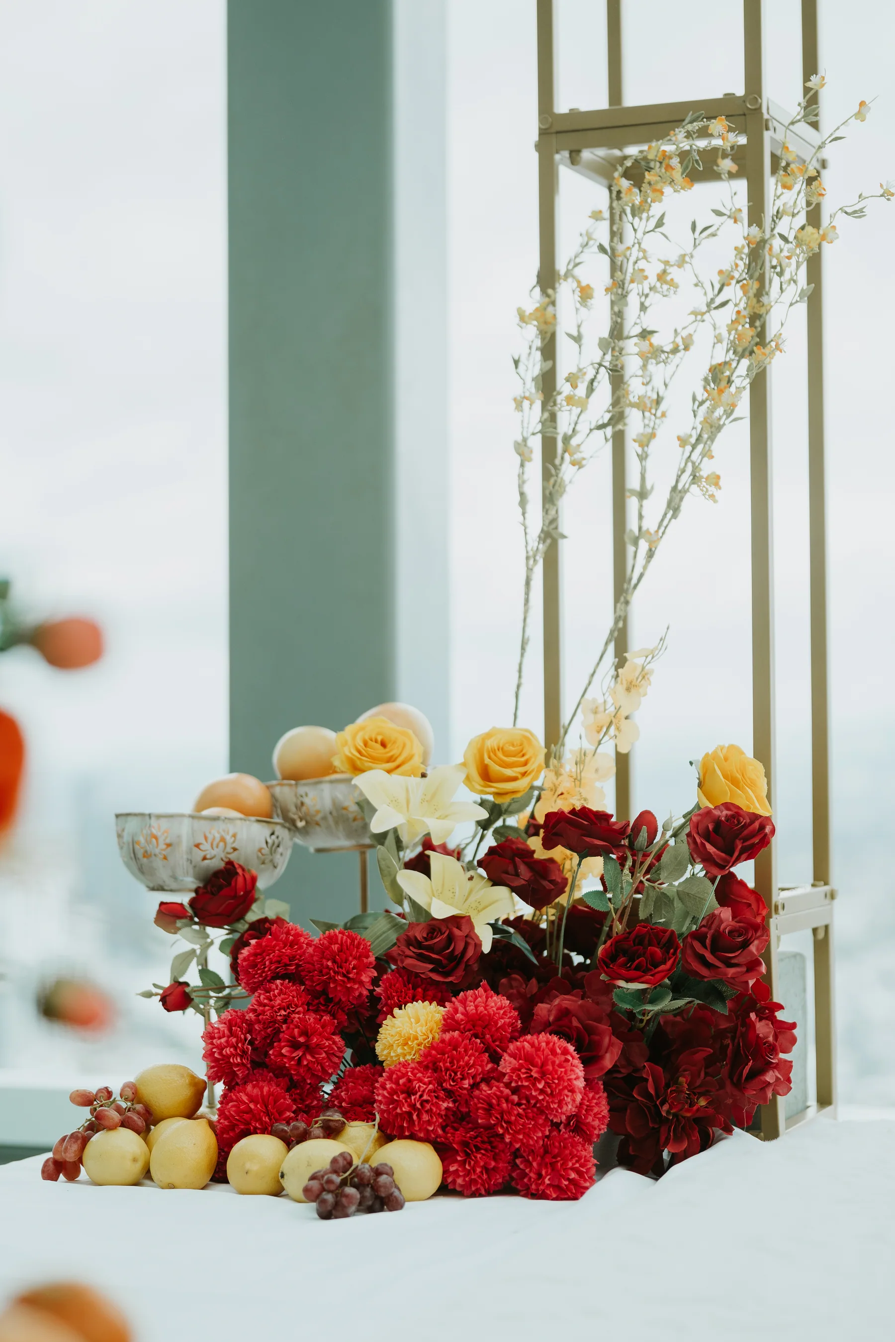 Indian wedding design materials and planning details arranged by Aurum