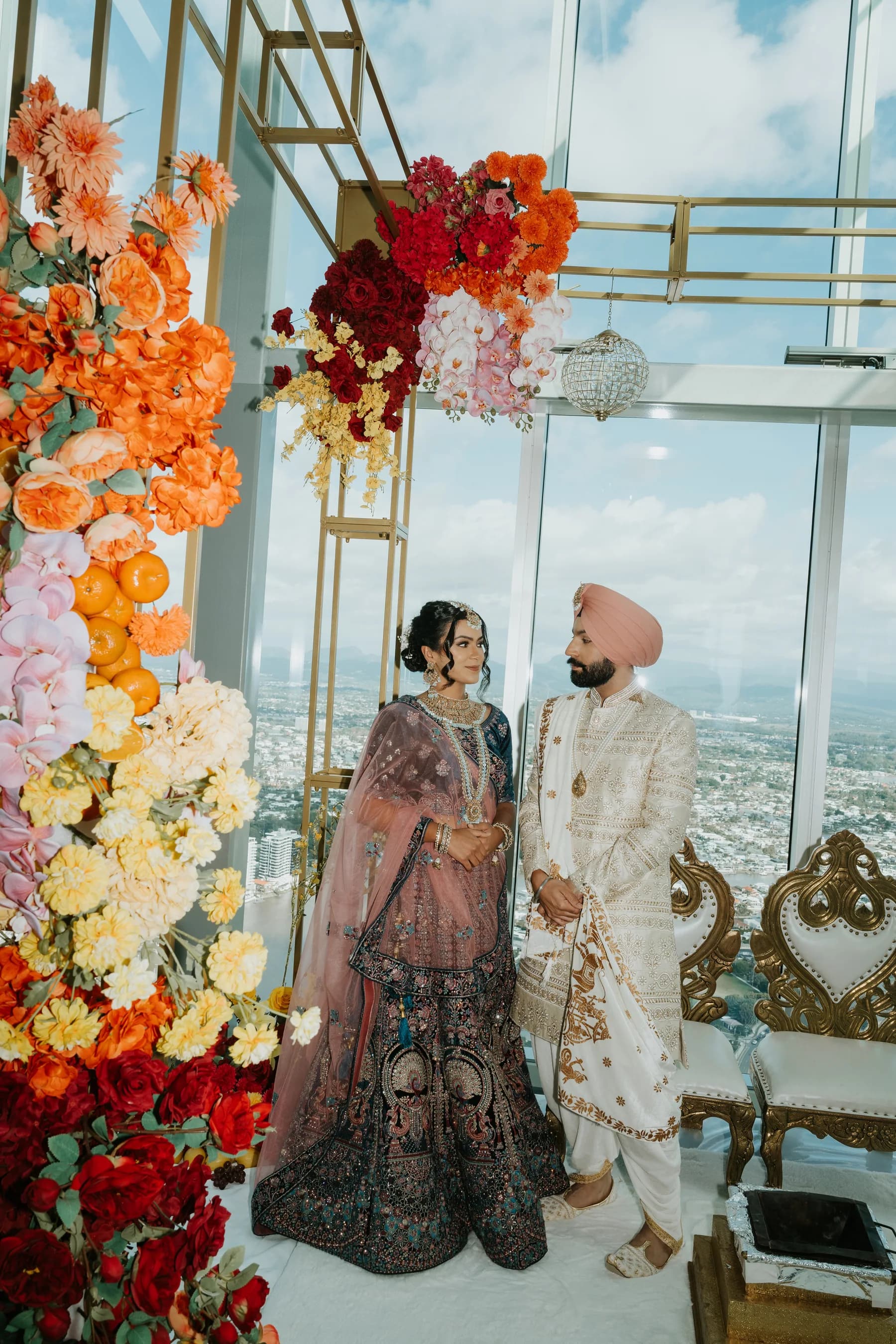 Wedding vendor team coordinated by Aurum before an Indian wedding celebration