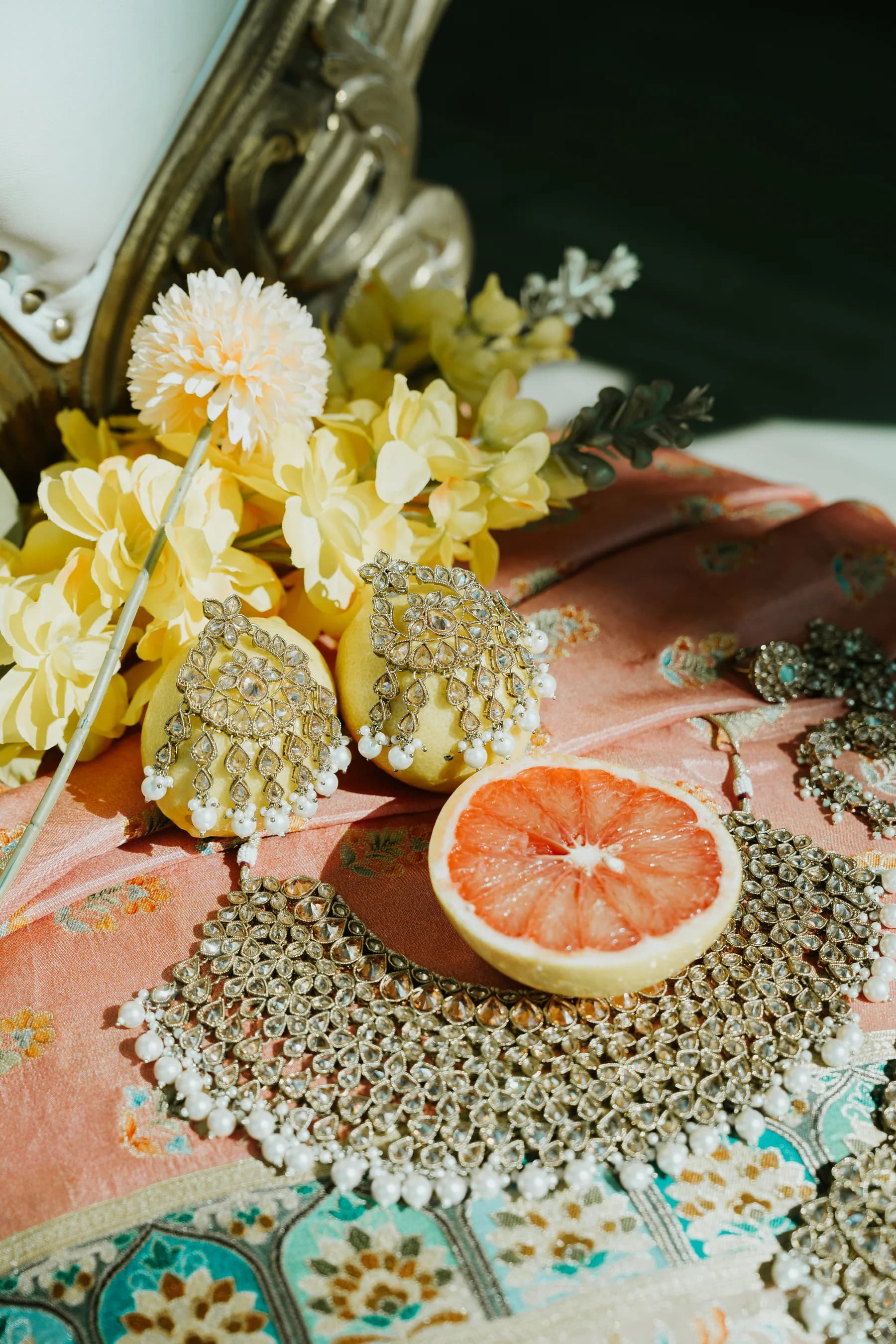 Indian wedding cultural details arranged with care